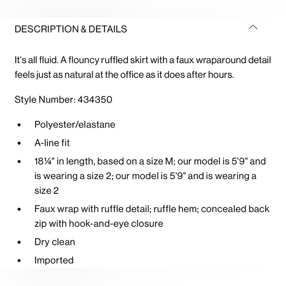 Club Monaco Suzillie Skirt - Picture 5 of 6